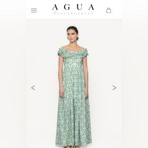 Agua by Agua Bendita 
Curandera Espliego Diente De Leon Amanecer Maxi Dress
